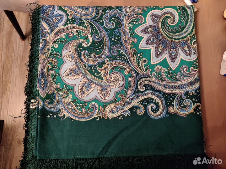 Павловопосадский платок Ясно солнышко 9