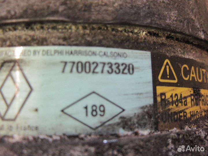 Компрессор кондиционера для Рено Меган 1 1.6 K7M