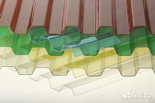 Поликарбонат профилированный 0,8 мм