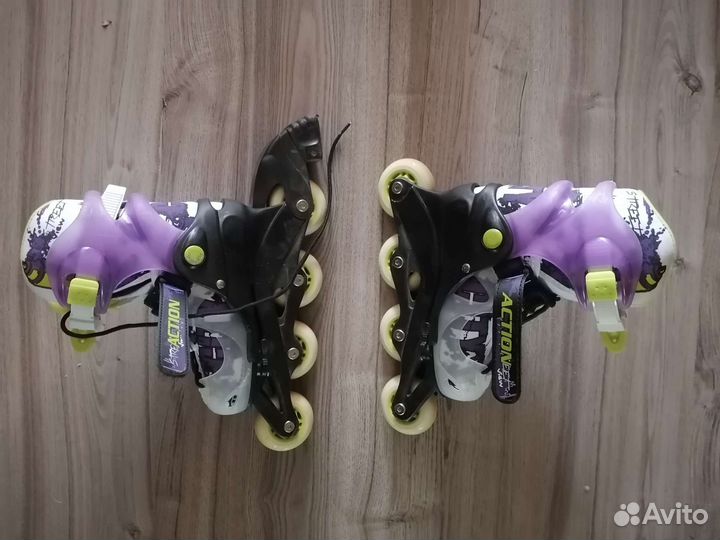 Роликовые коньки детские раздвижные