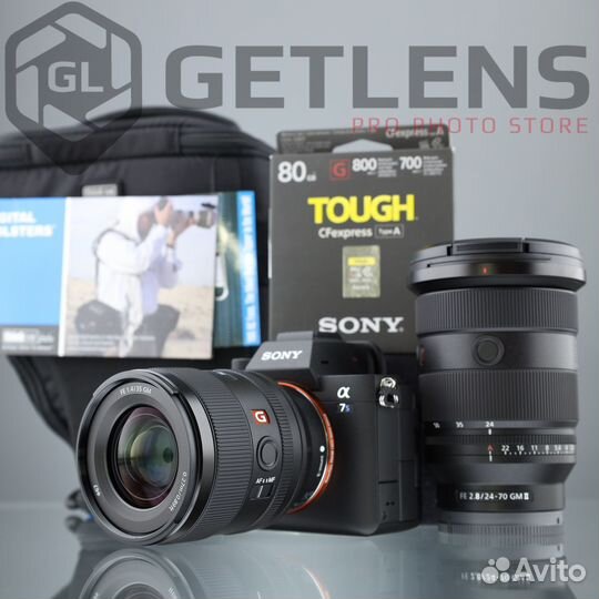 Sony 7S3 + 24-70 GM II + 35 GM + Sony 80Gb + Сумка