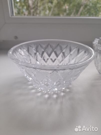 Салатник хрустальный круглый