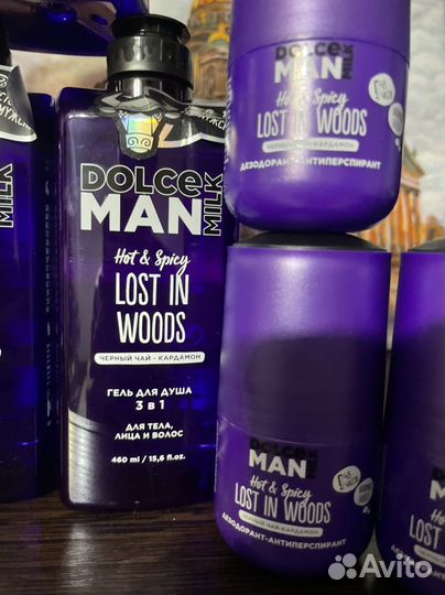 Мужской гель для душа и дезодорант Dolce milk