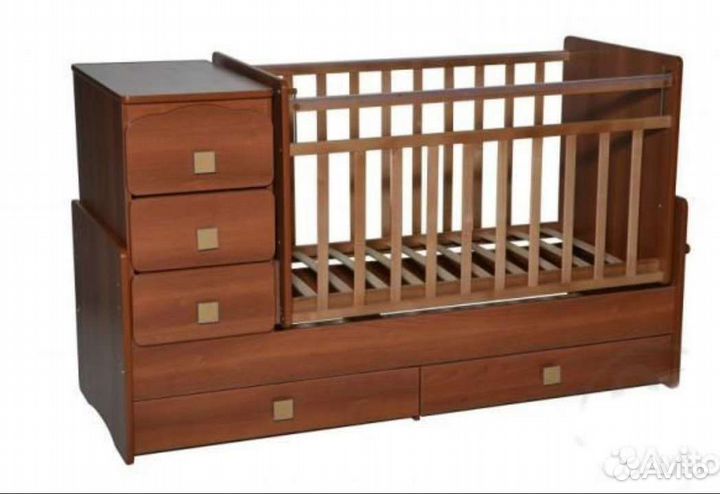 Детская кровать- трансформер с маятником Ульяна 2