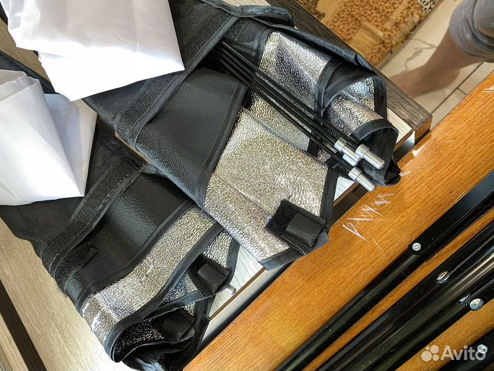 Софтбокс с лампами,штативами, с чехлами, сумкой