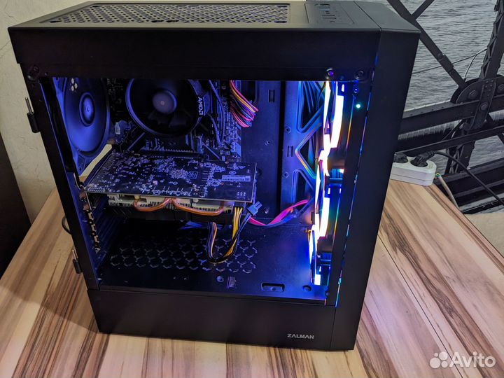 Игровой пк Ryzen 5 2600/RX 580/32 gb