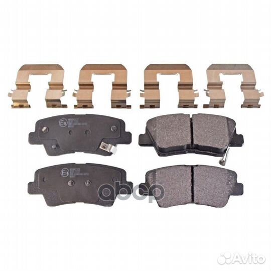 Колодки тормозные дисковые hyundai accent blue