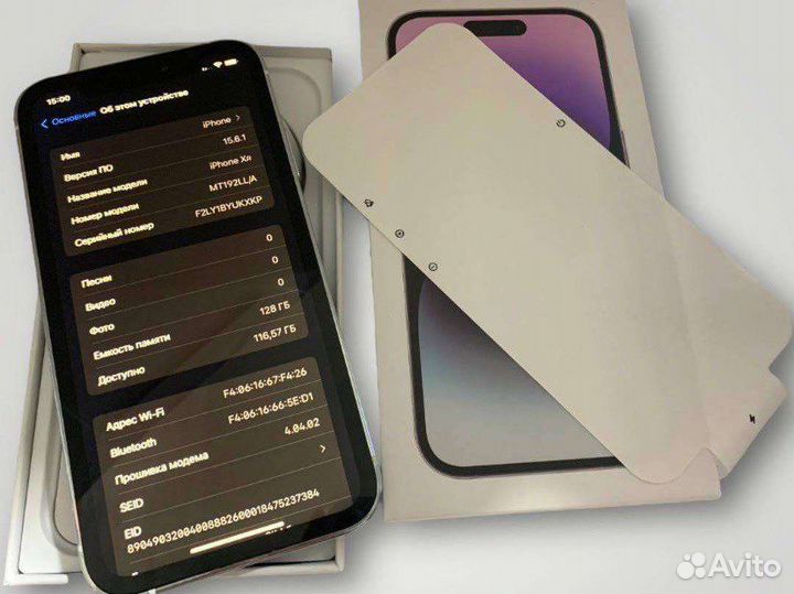 iPhone xr 128 в корпусе 14 pro белый