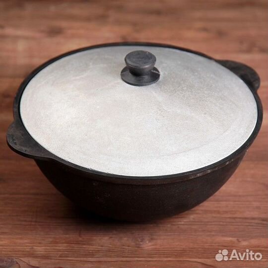 Казан узбекский чугунный 8л