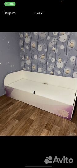 Кровать односпальная детская