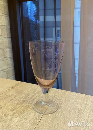 Хрустальные фужеры/рюмки/стопки/графин/стекло СССР