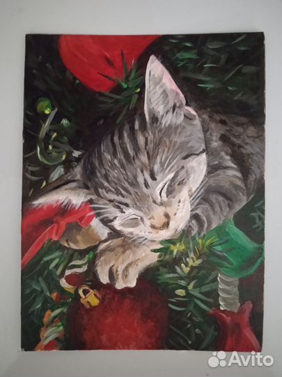 Картина новогодняя 