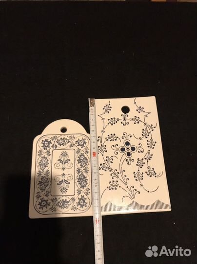 Сырная доска синий лук, индийский узор