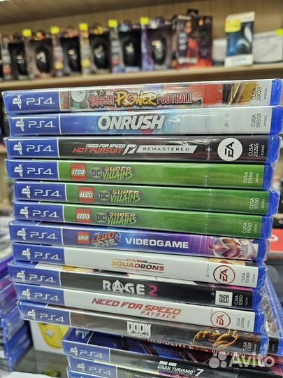 Игры для Sony PS4 новые в плёнке