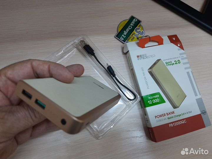 Внешний аккумулятор InterStep 12000 mAh