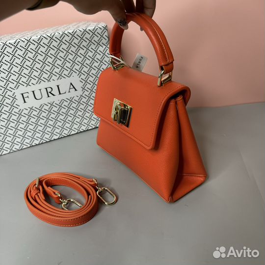 Сумка Furla оранжевая