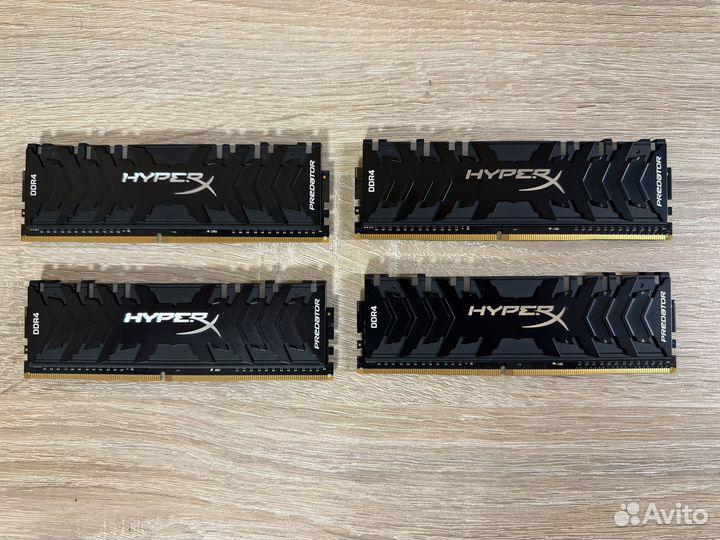 HyperX Predator RGB 32 гб DDR4 3200MHz (4x8GB)