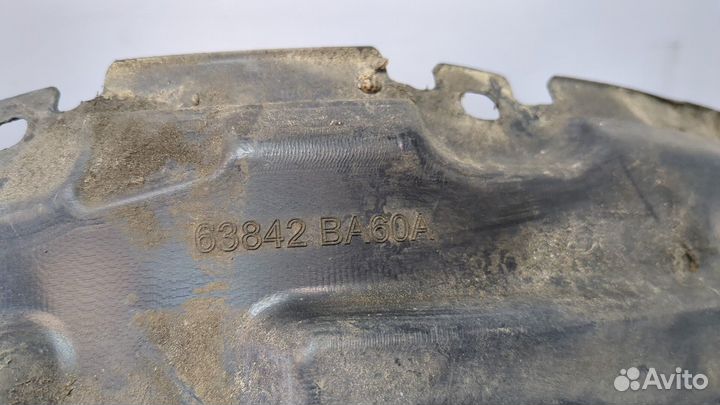 Защита арок (подкрылок) Nissan Juke, 2012