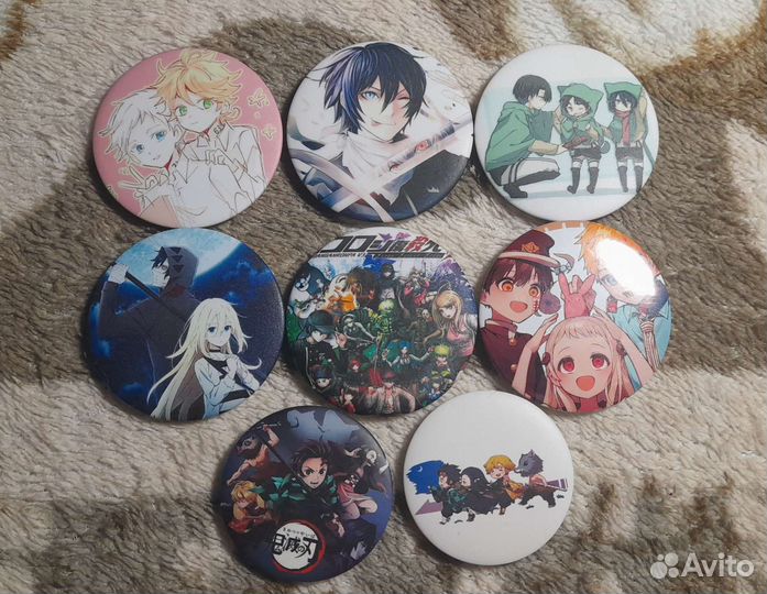 Аниме значки