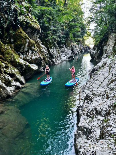 Тур прогулка на сапах по каньону Сочи