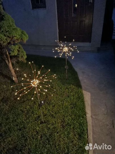 Садовый светильник фонарь одуванчик