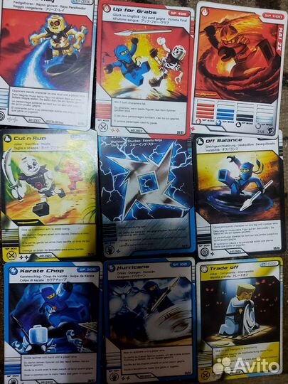 Карточки Lego ninjago chima