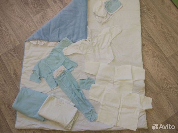 Конверт на выписку летний для мальчика