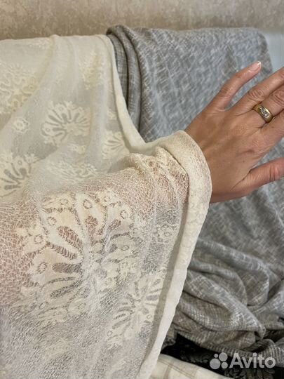 Ткани Италия натуральные молочного оттенка