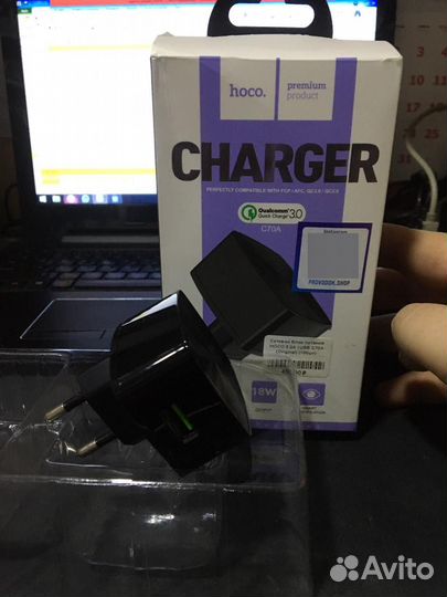 Сетевое зарядное устройство Hoco C70A, 1xUSB, 3 A