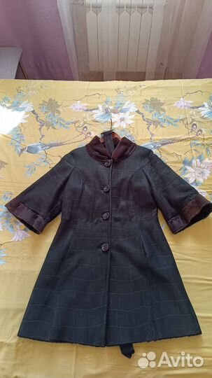 Дубленка натуральная женская 44 46