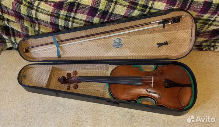 Скрипка 4/4, смычек и футляр Schuster&Co. 1850 г