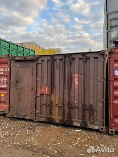 Контейнер 20 футов широкий для гаража