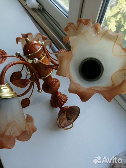 Люстра потолочная бу