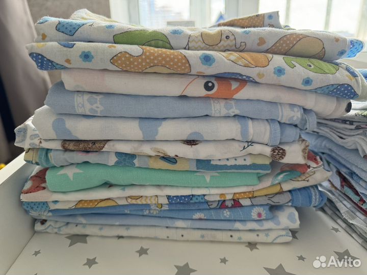 Пеленки для новорождённого мальчика