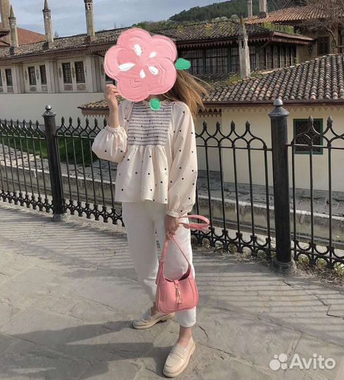 Блузка в стиле Baby dol размер М