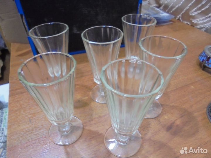 Лафитники.Горчичницы.Пудреница