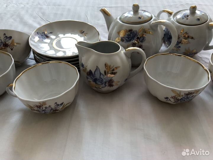Сервиз чайный лфз Золотой листок