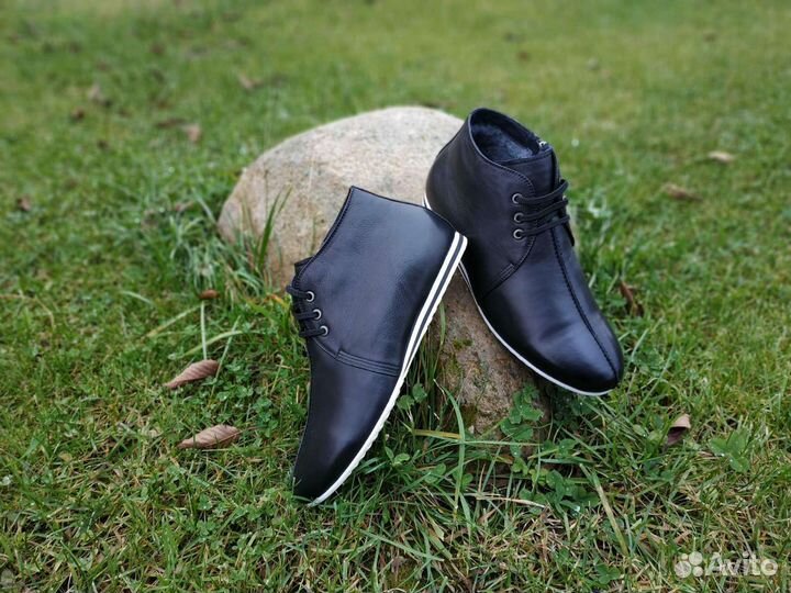 Ботинки зимние нат.кожа 44,45