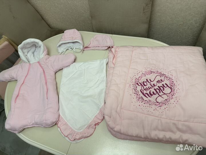 Конверт на выписку зимний для девочки демисезон