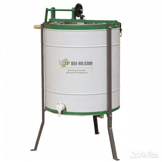 Медогонка Пчелка-Оптима нж-3, 3-х рамочная (нержав