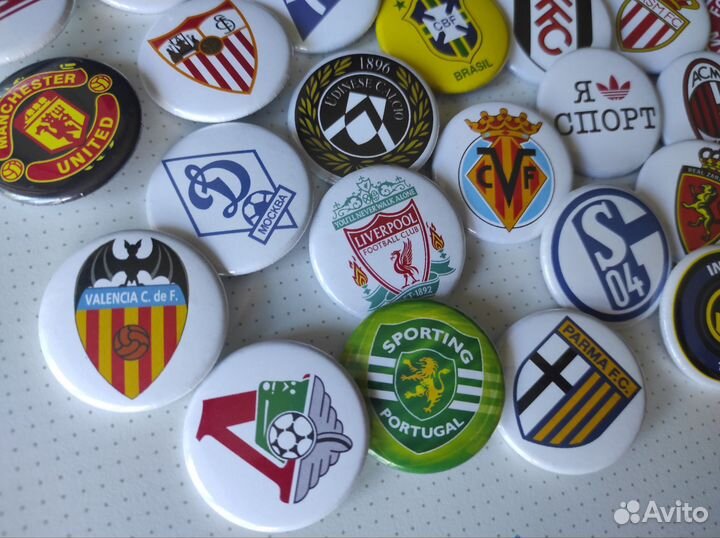 Футбольные значки, значки футбольных клубов