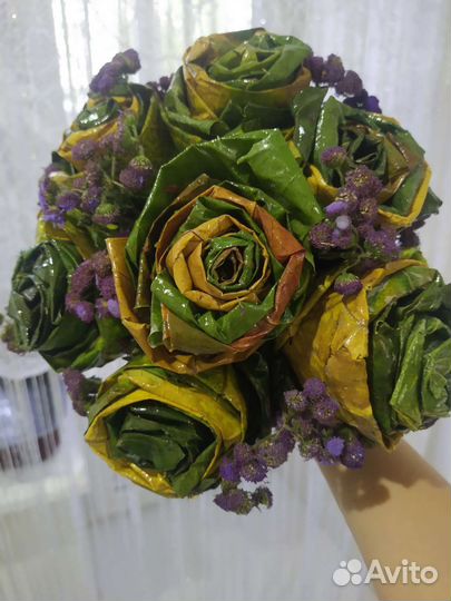 Букет из осенних листьев