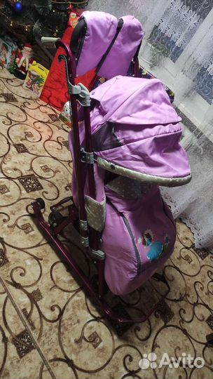 Коляска санки