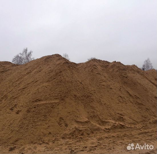 Песок карьерный с доставкой