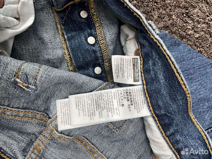 Джинсы levis 501 оригинал W34 L32