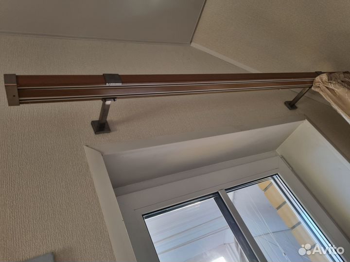 Карнизы для штор двухрядный металлический