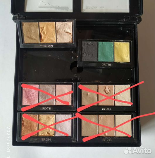 Тени Shiseido трио