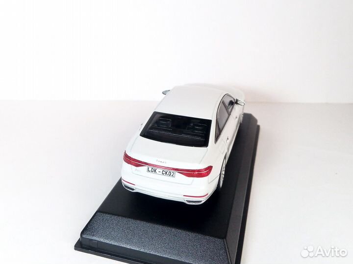 1/43 Audi A8L (D5) i-Scale Ауди А8 NEW 2019 Белый