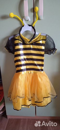 Карнавальный Новогодний костюм для девочки пчёлка