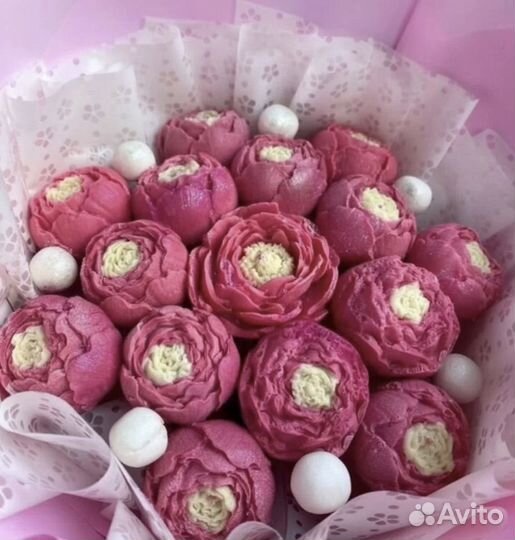 Шоколадные розы,тюльпаны пионы на 8 марта